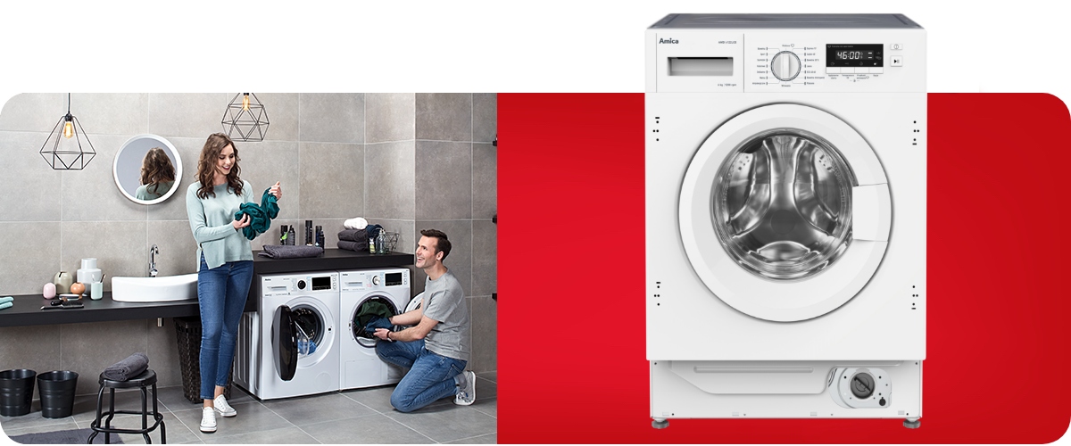 Pralka Amica AWBI 6122LCB 6kg 16 programów LED Marka Amica