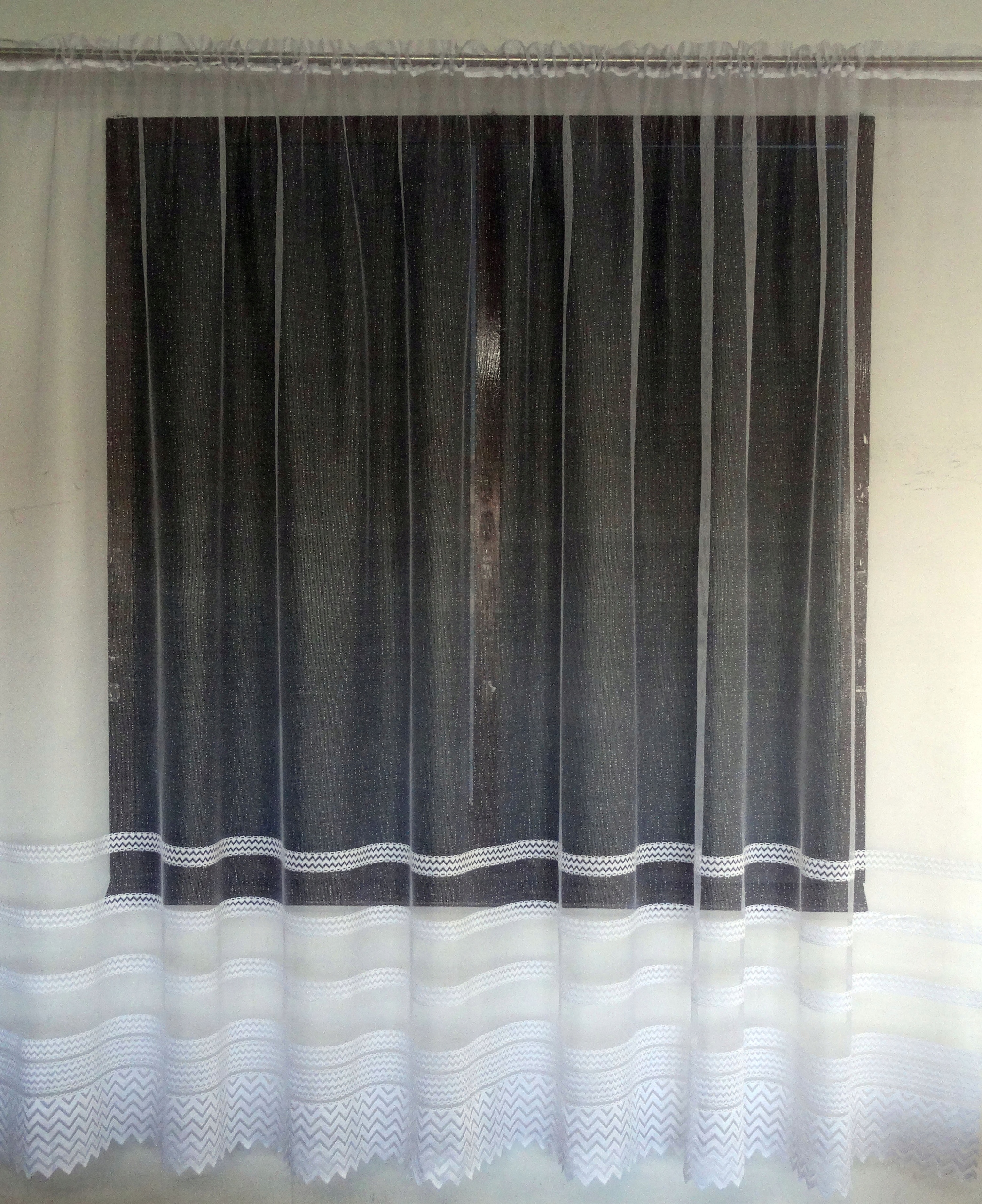 Mg Záclona 618/387 Bílá 350x205 cm s tunelem M