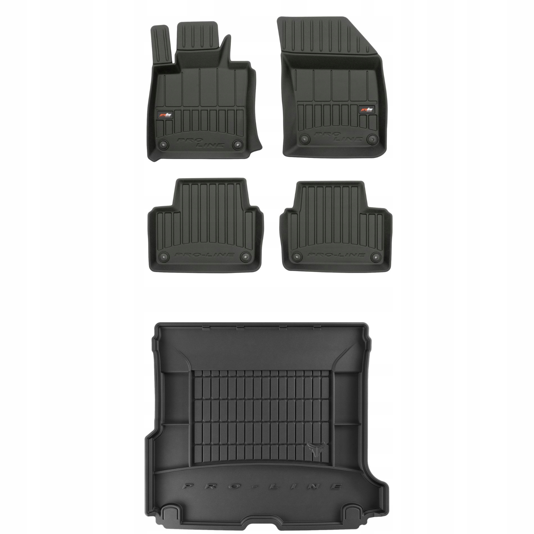 Sada gumových kobercov a rohoží pre Volvo V60 II 18-