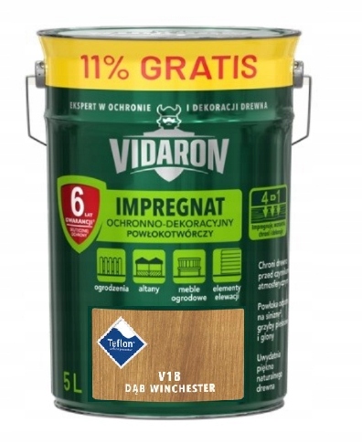 Impregnat Vidaron do drewna Dąb Winchester 5L