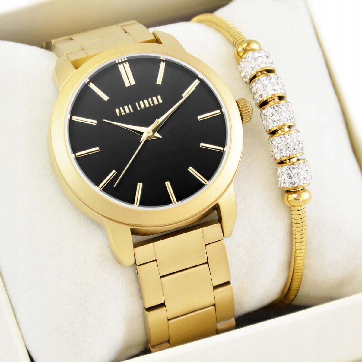 Krásný dámský Set Paul Lorens Gianna Zlatý Elegantní Náramek