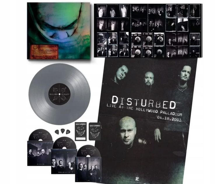 Disturbed The Sickness Deluxe Edit Silver 1LP 3CD Box Set