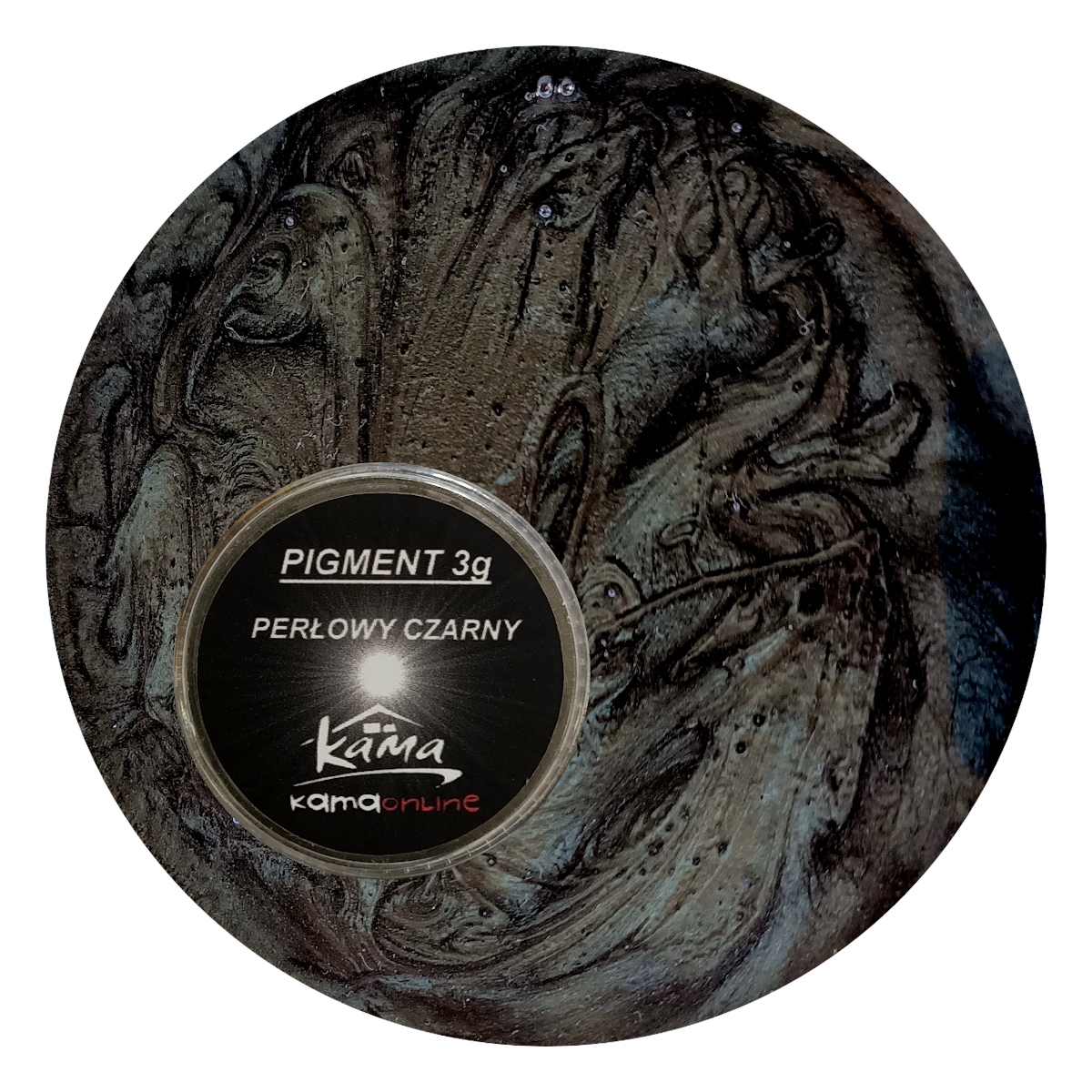 

Barwnik Pigment Perłowy do żywic Czarny 3 gramy