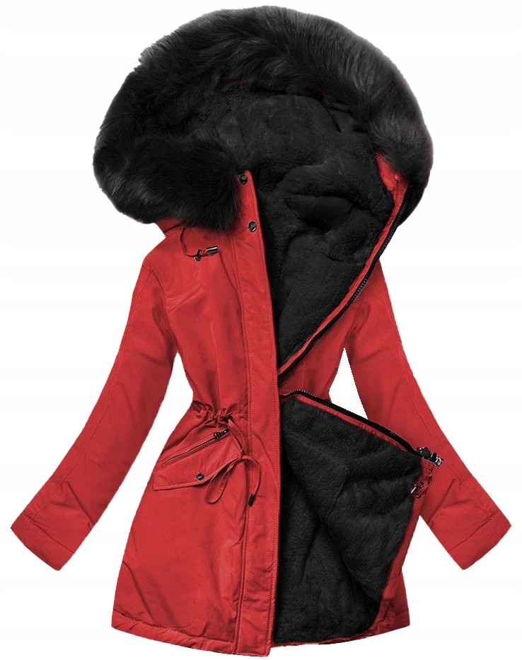 Bunda 2V1 Na Medvídku W610 C.čer/černá L (40)