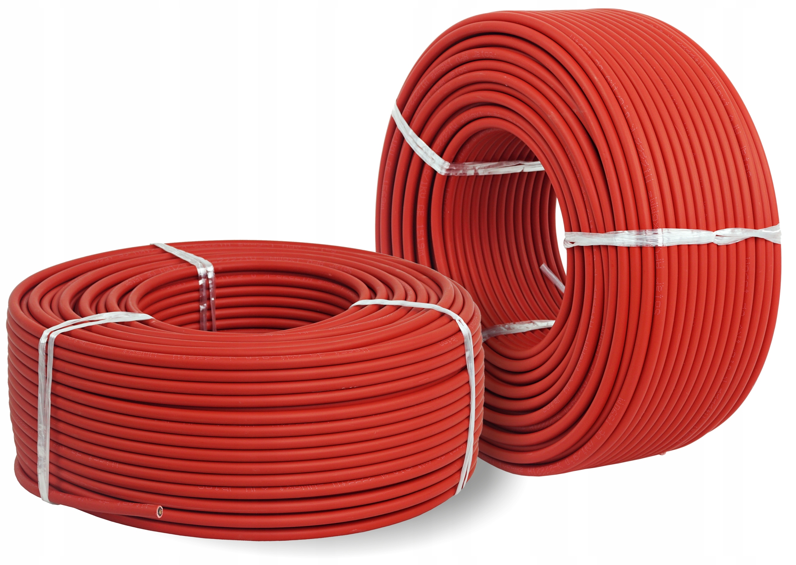 KABEL PRZEWÓD SOLARNY CZERWONY 4mm2 50m Marka APV
