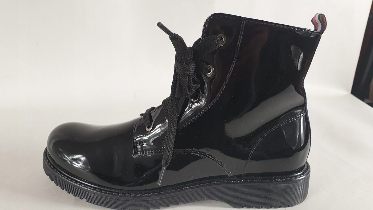 tommy hilfiger Dámské Kotníkové Boty Černá Kůže R 40