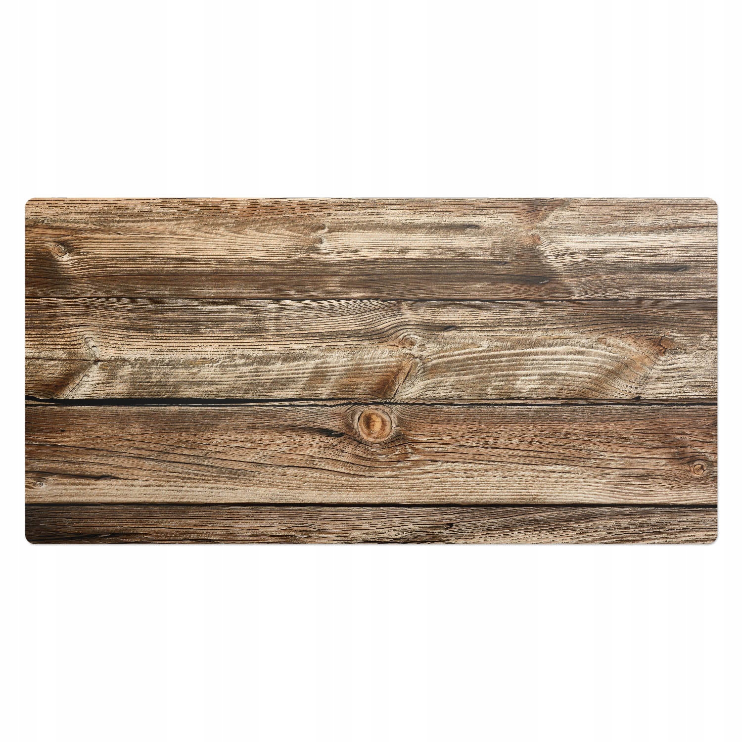 Herní ochranná podložka pod klávesnici a myš Rustikální dřevo 100x50 cm