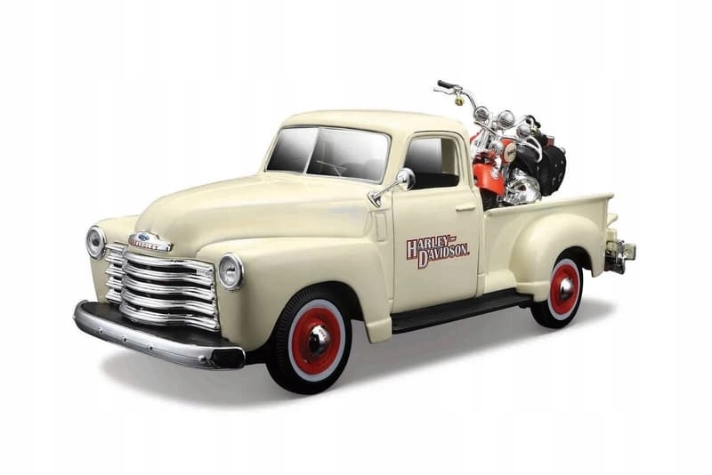 Maisto Harley-Davidson Custom, 1950 Chevrolet 3100 Pickup 2001 Flsts