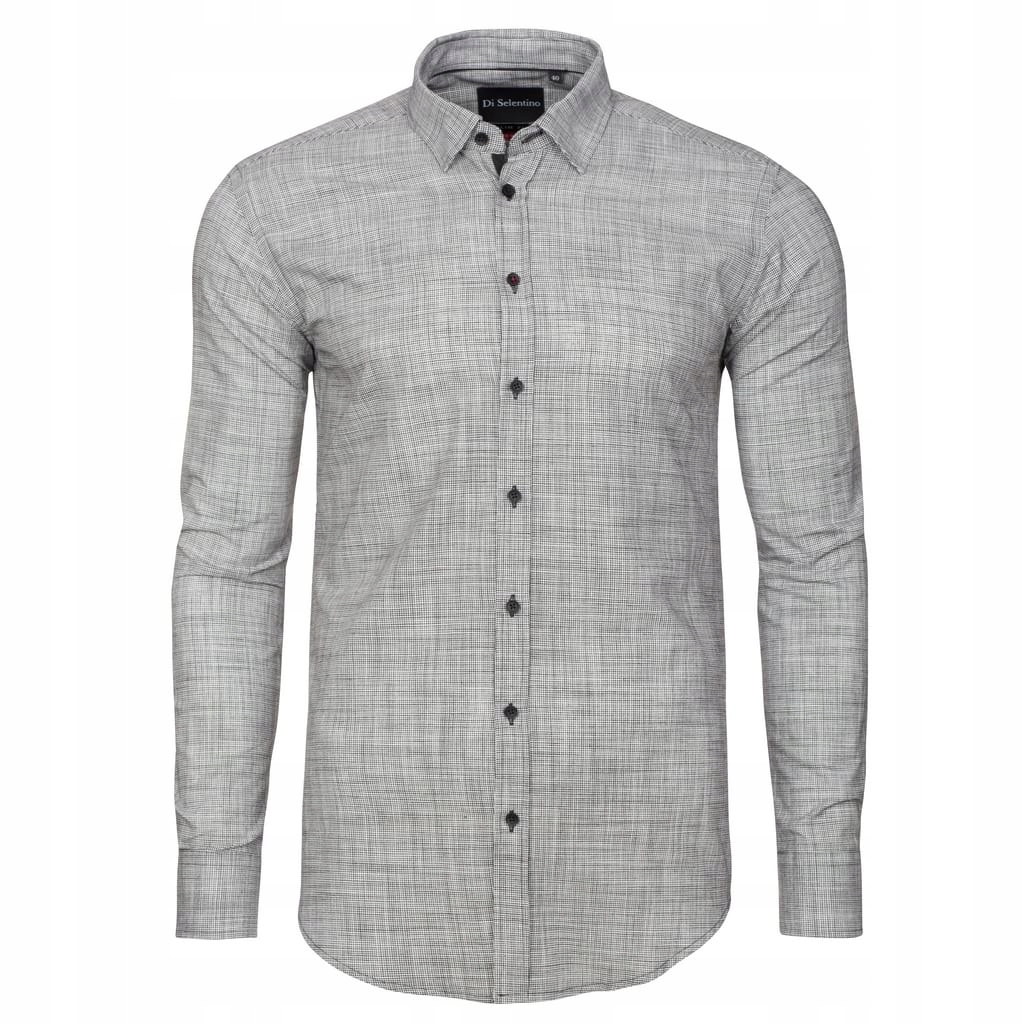 Pánská Košile DI Selentino Šedá Prague Slim Shirt: 45