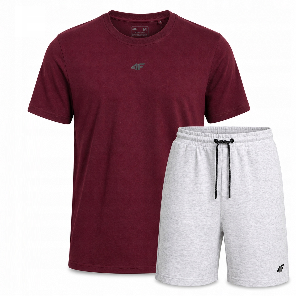 4F Pánské Tričko Kraťasy Komlet Sportovní Set Pro Každodenní Nošení 5XL SS26