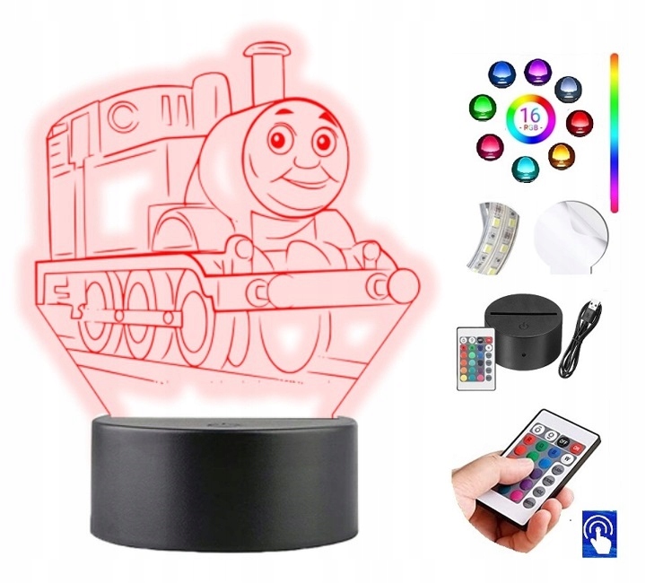 

Lampka na biurko Tomek i Przyjaciele Led Plexido