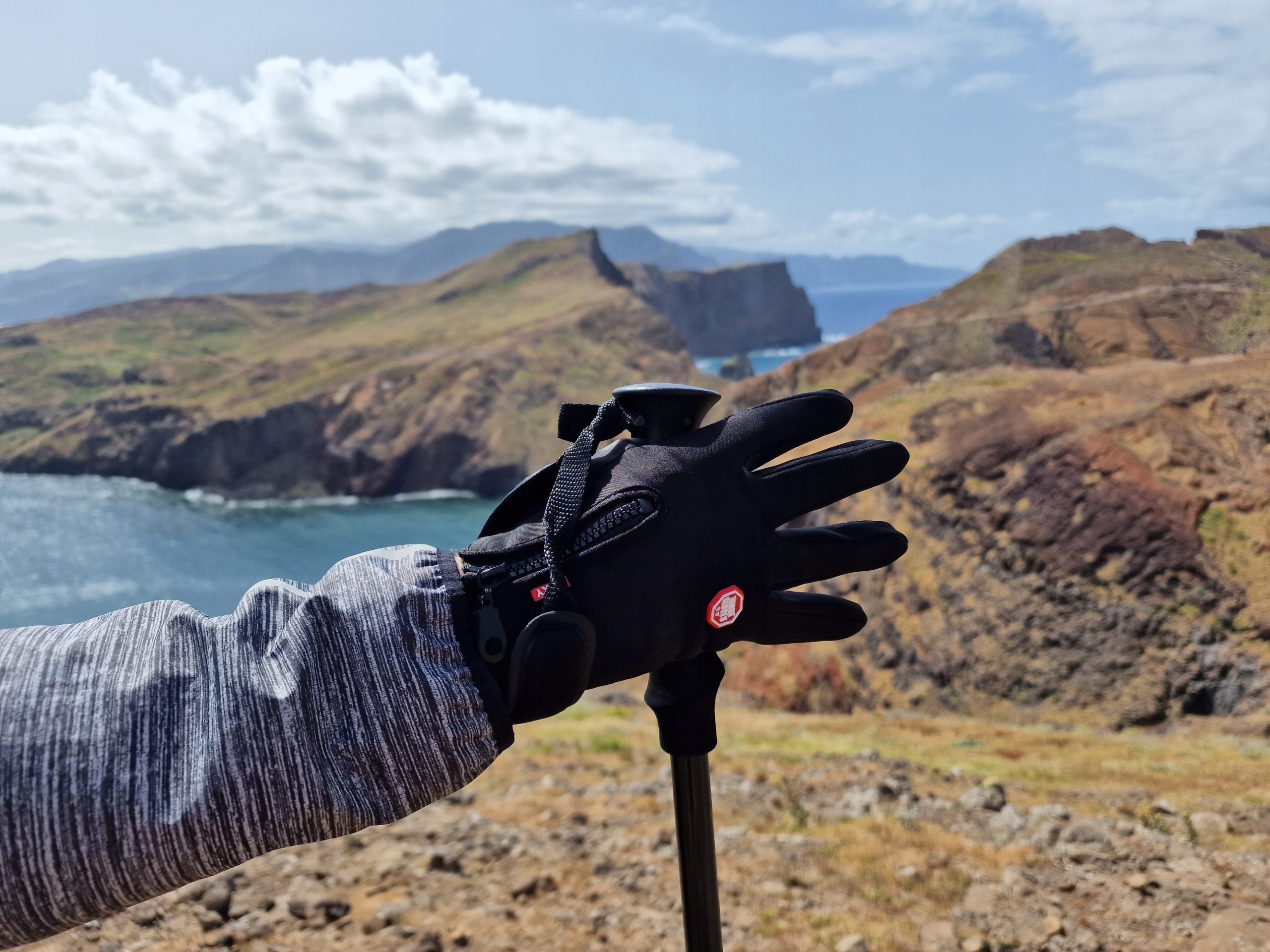 ZIMOWE RĘKAWICZKI DOTYKOWE WODOODPORNE WIATROSZCZELNE SURVIVAL Materiał dominujący poliester