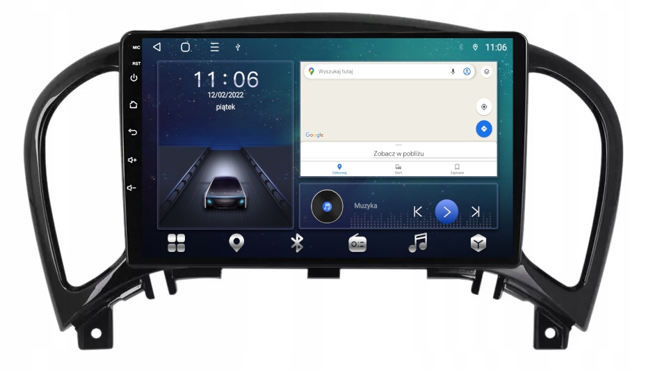 Rádio Gps Android Nissan Juke 2010-2019 64 Gb Sim