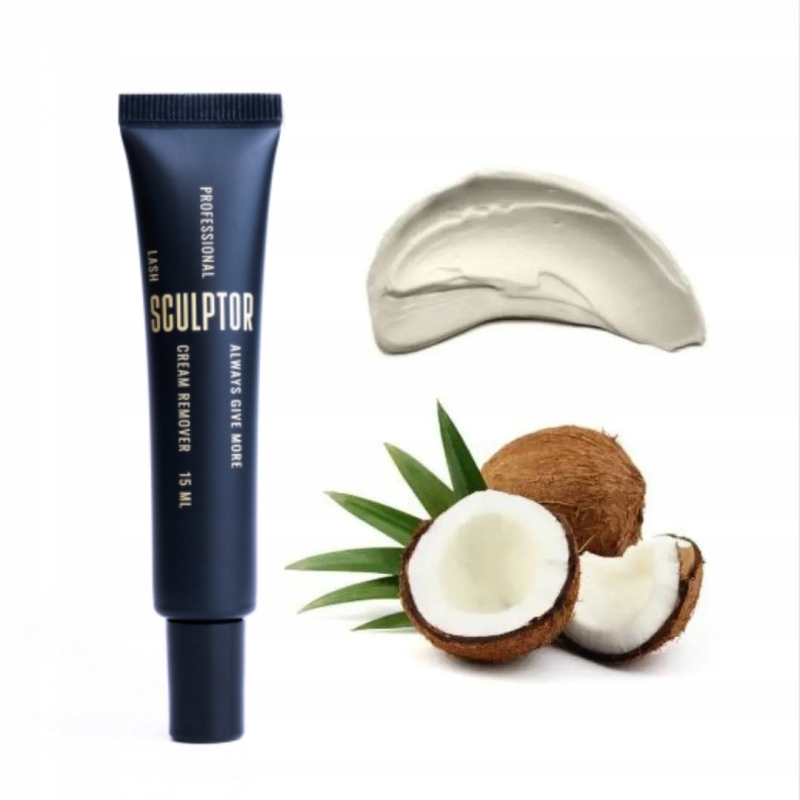 Odličovač na řasy v krému Kokosový Coconut Tuba 15 ml Sculptor