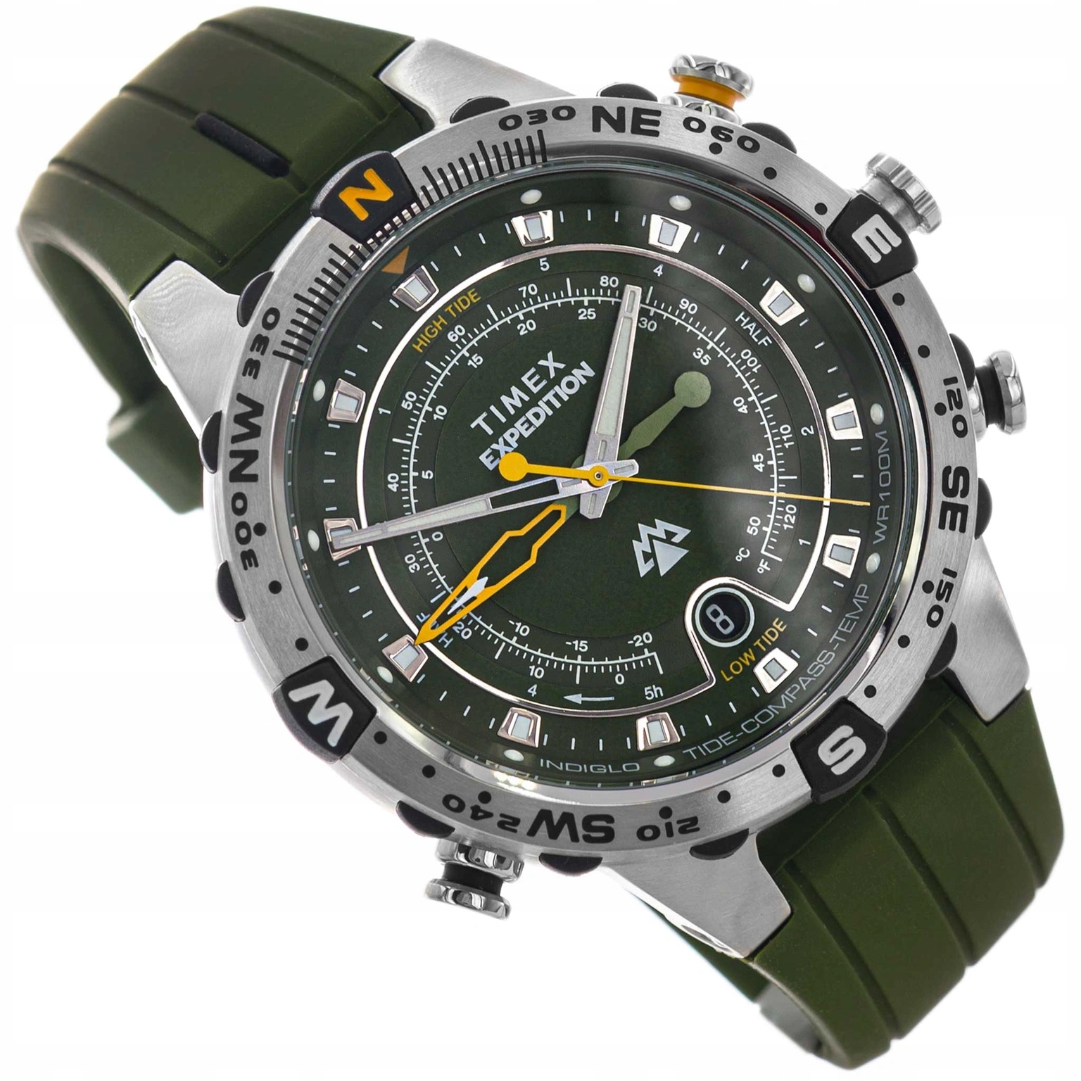 Pánské Hodinky Timex TW2Y14400 Expedition Tide-temp-compass Datumovka