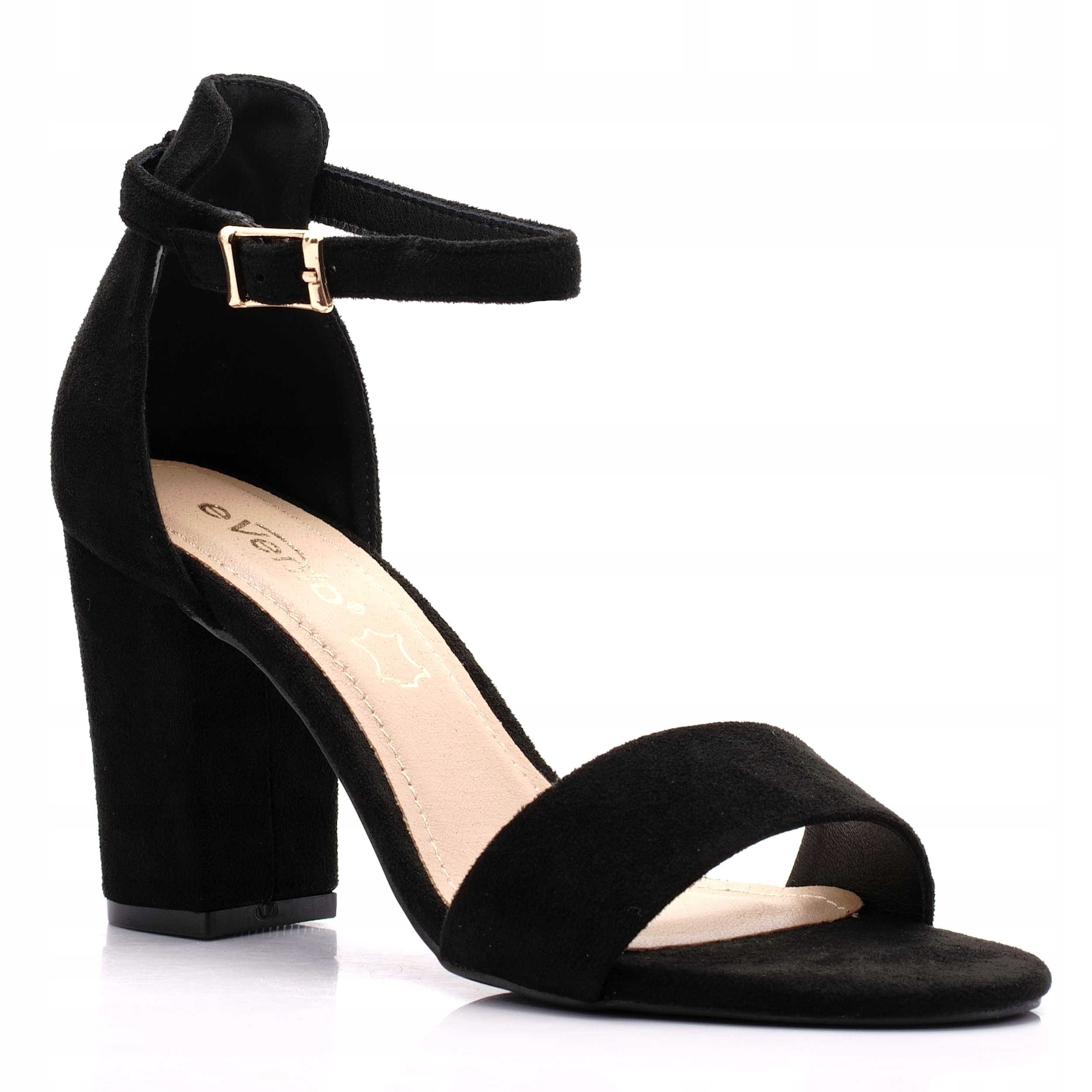 

Evento Sandały na obcasie buty damskie 4614 39