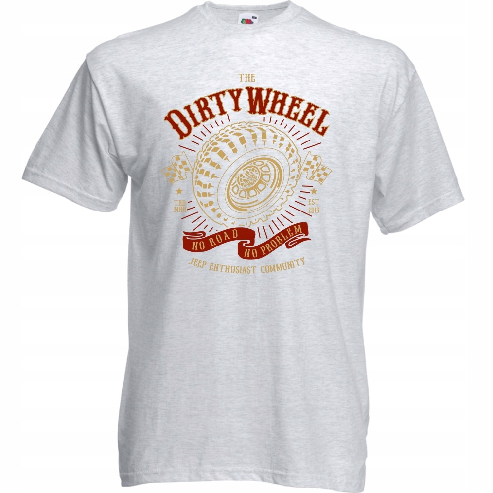 

Koszulka Dirty wheel opona monster truck auto XL