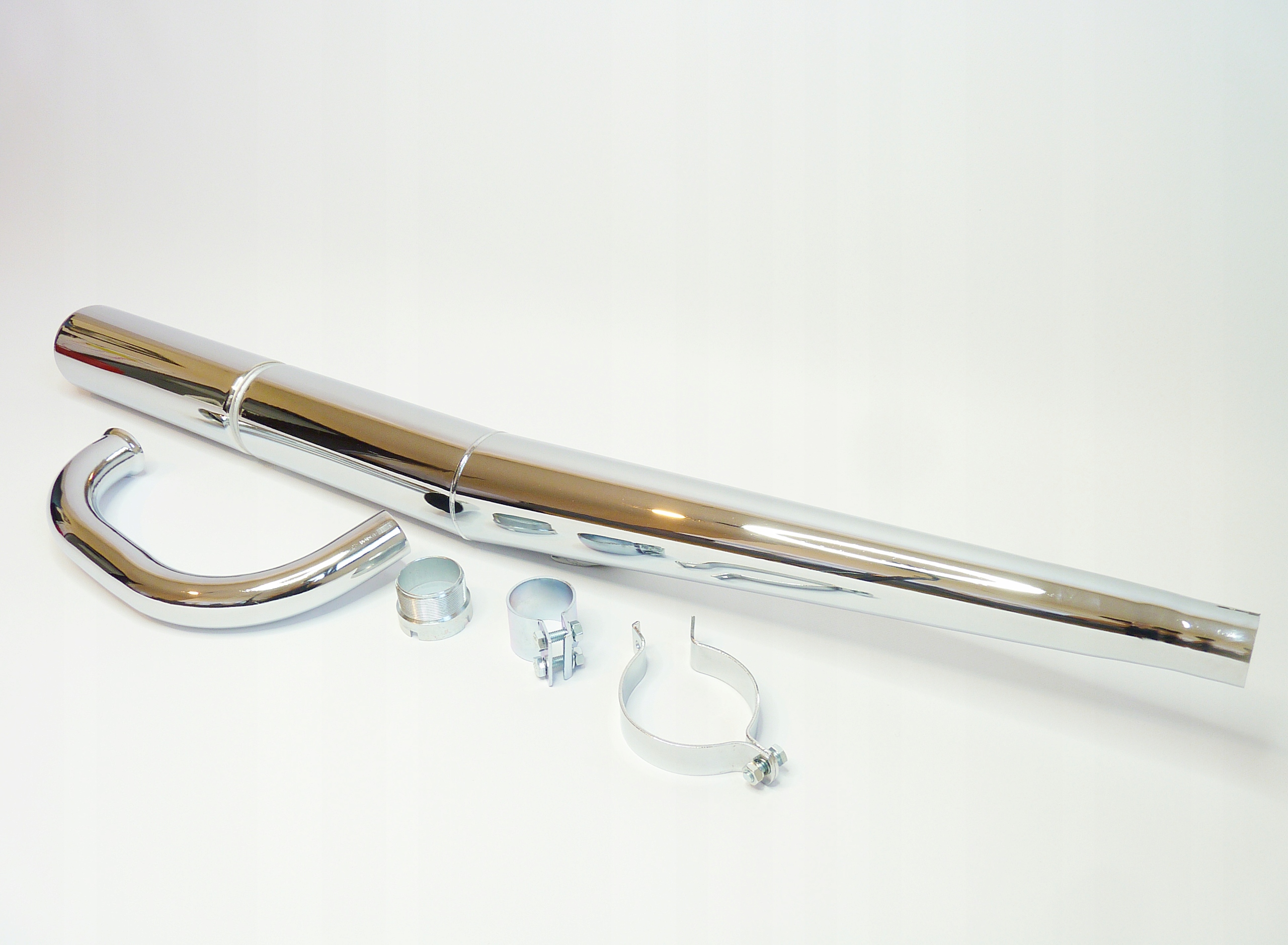 Tłumik kolanko KPL MZ ETZ 251 Kopia Oryginału DDR