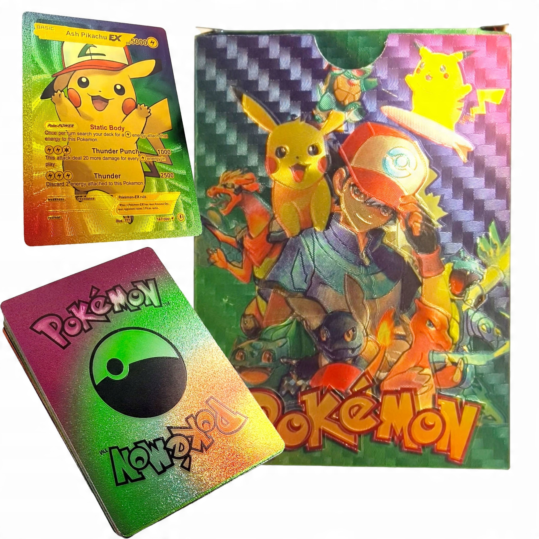 

Pokemon Karty Kolorowe Rainbow Kolekcjonerskie 25
