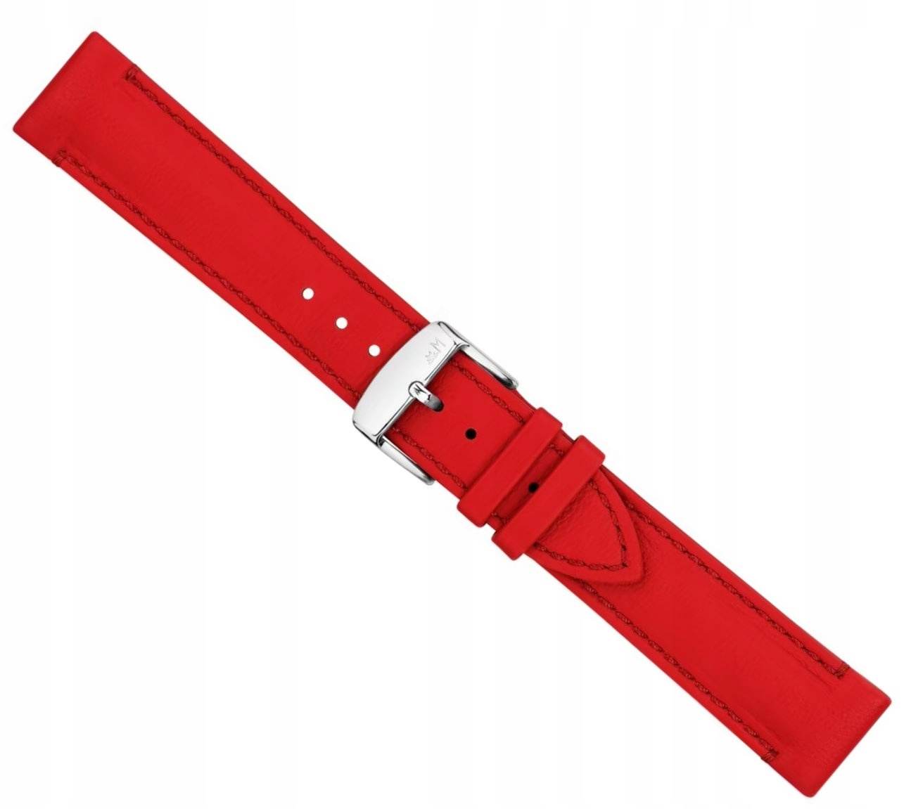 Červený Kožený Voděodolný Řemínek Pro Hodinky Morellato Alghero 20 mm X616