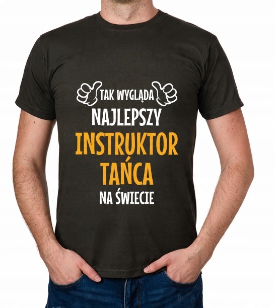 

koszulka Najlepszy Instruktor Tańca prezent