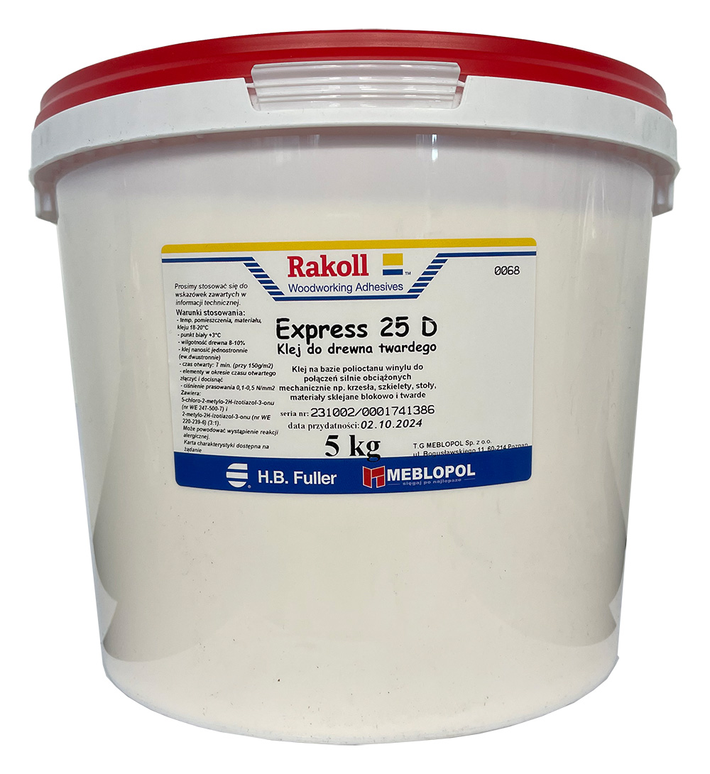 Montážní lepidlo na dřevo Rakoll Express 25 D 5KG