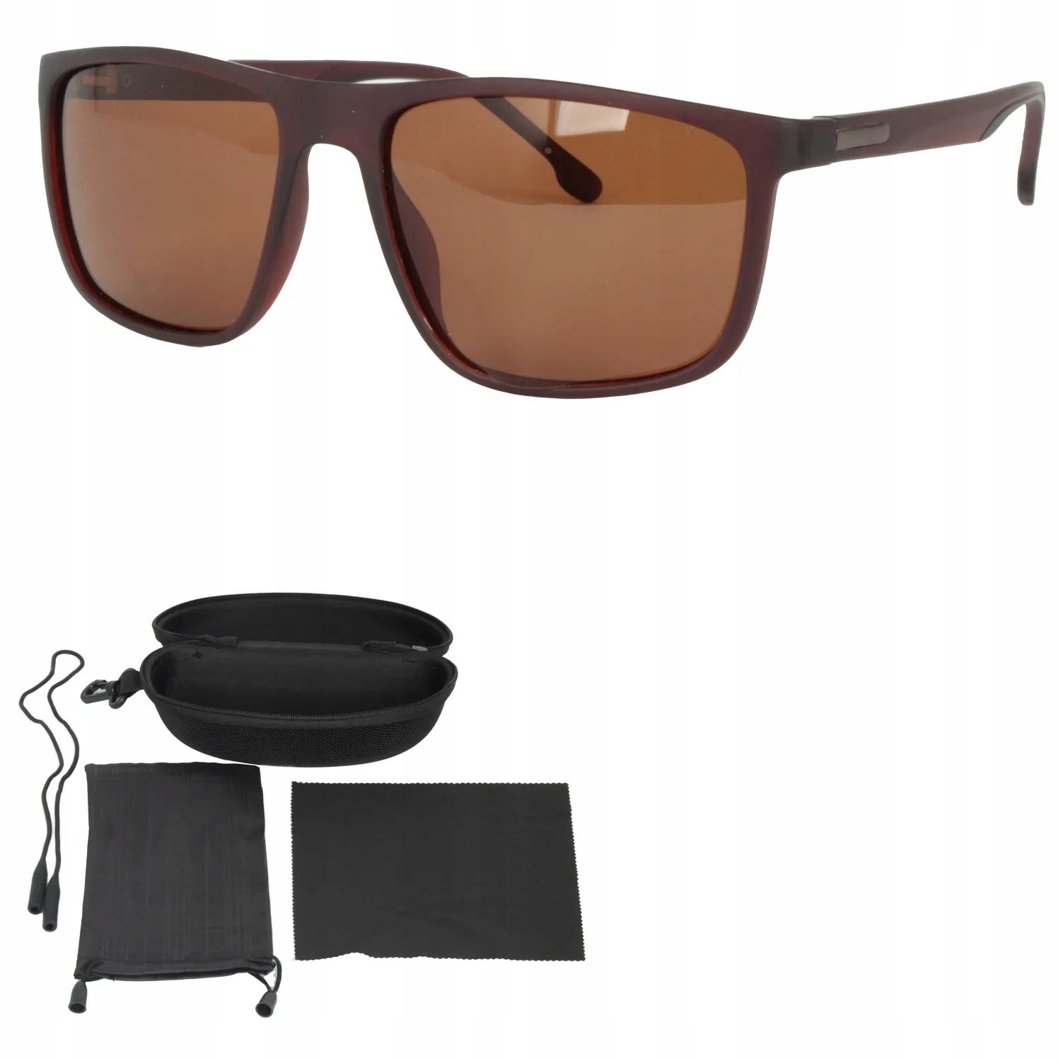 Pánské polarizované sluneční brýle Polar Fashion P8169C2 v hnědé barvě Ihned