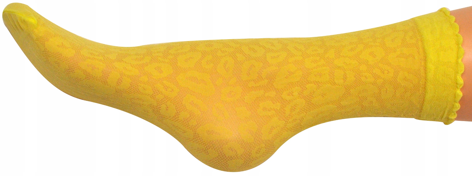 

żółte skarpetki w cętki Veneziana Animal 20 den