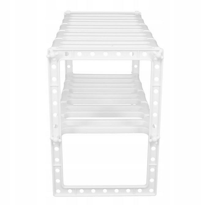 DWUSTOPNIOWA Regulowana ROZSUWANA Półka do SZAFY Szafki KUCHENNEJ POD ZLEW Wysokość mebla 38 cm