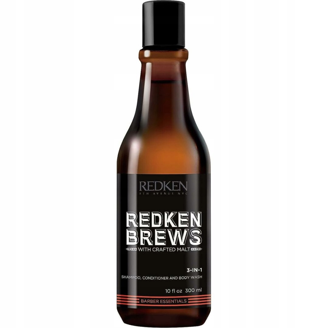 Šampon, kondicionér a sprchový gel Redken Brews 300 ml