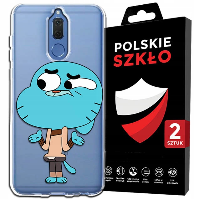 MODNE ETUI DO HUAWEI MATE 10 LITE WZORY + SZKŁO