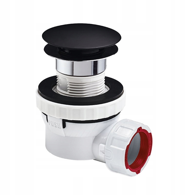 Wirquin Umývadlový sifón nízky Nano 6.7 čierny 30723978