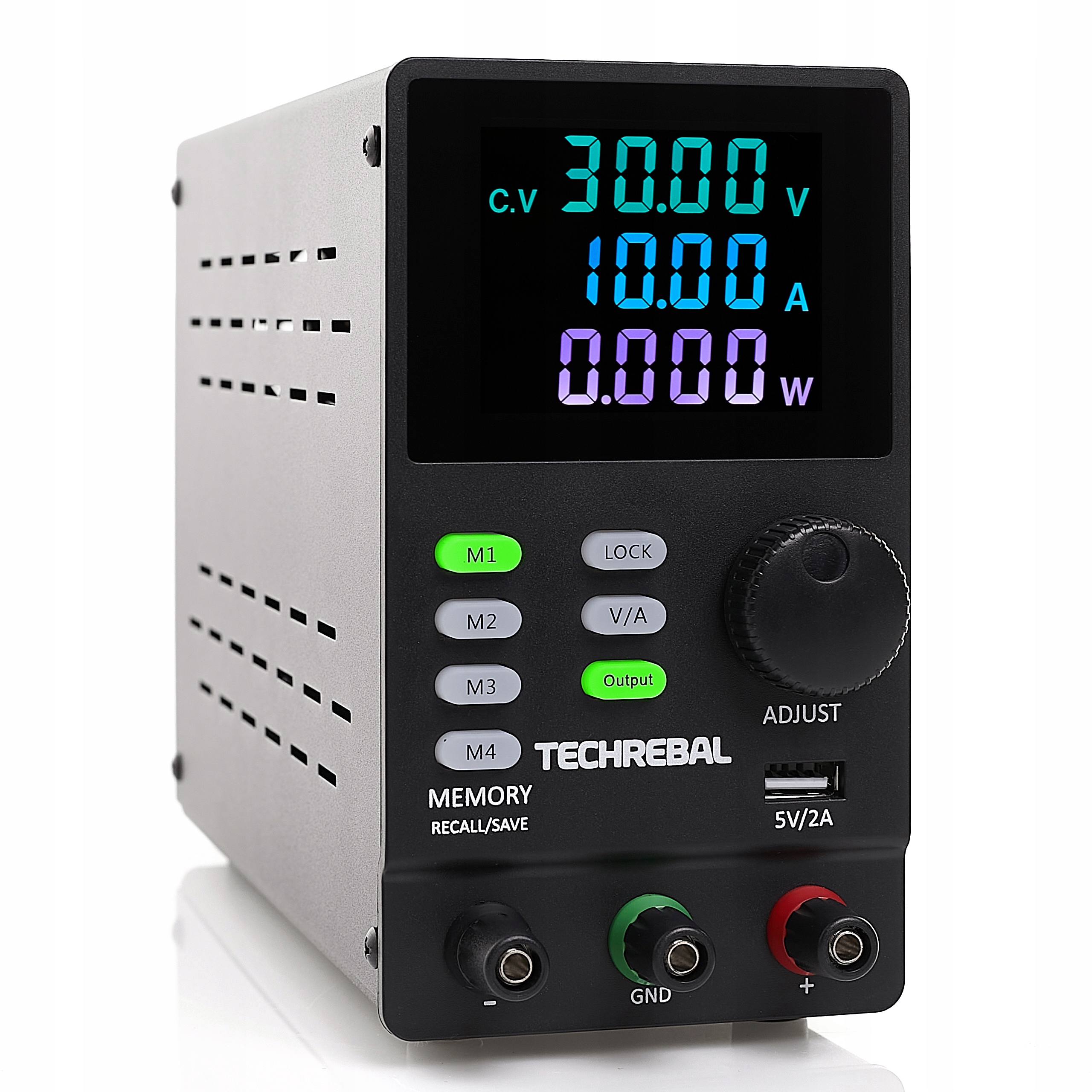 ZASILACZ LABORATORYJNY Techrebal SPPS-3010D 30V 10A USB PAMIĘĆ PRECYZYJNY Model B2BD-68121