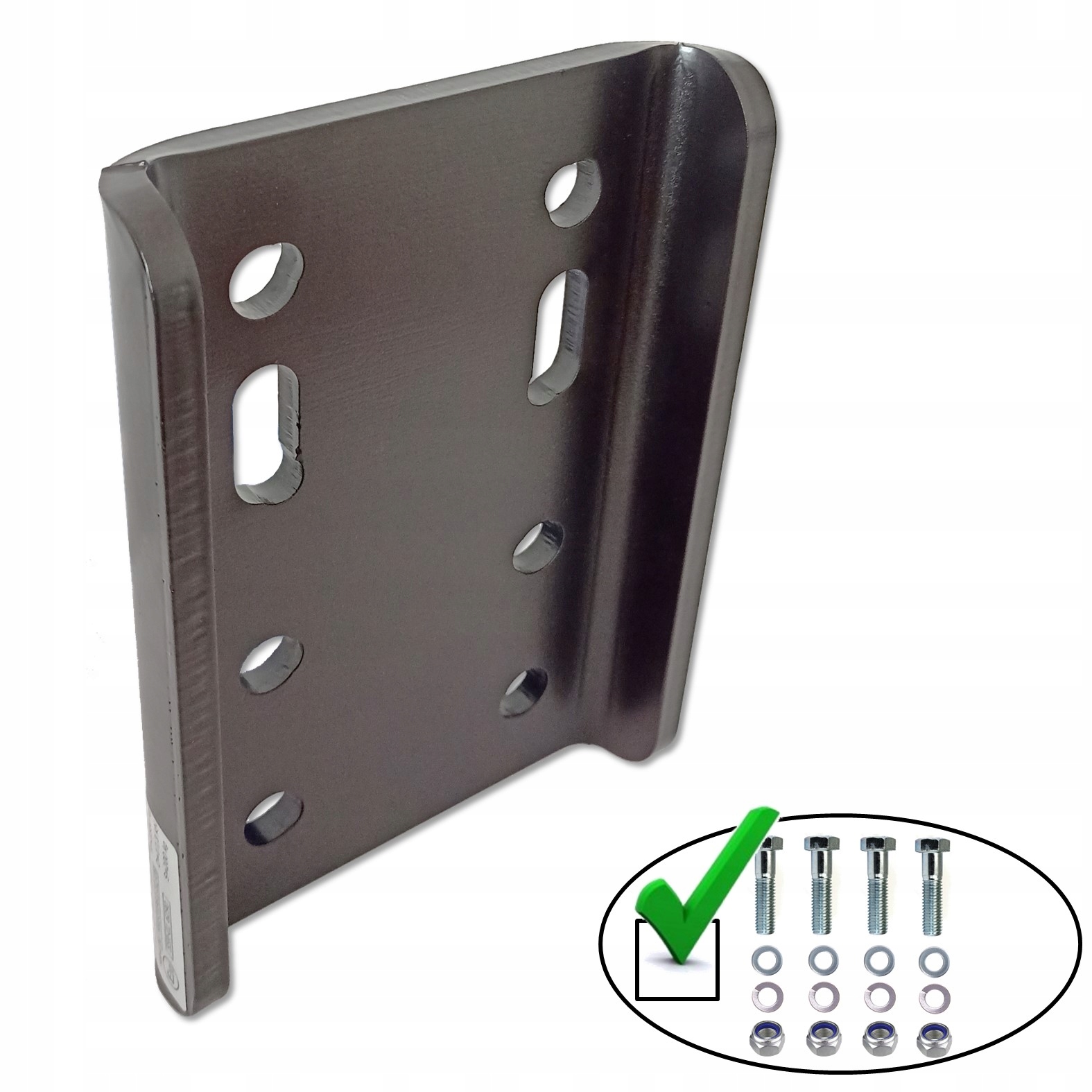 Doska Na Nastavenie Výšky Háčikovej Gule S Homologizáciou Skrutky 4xM12