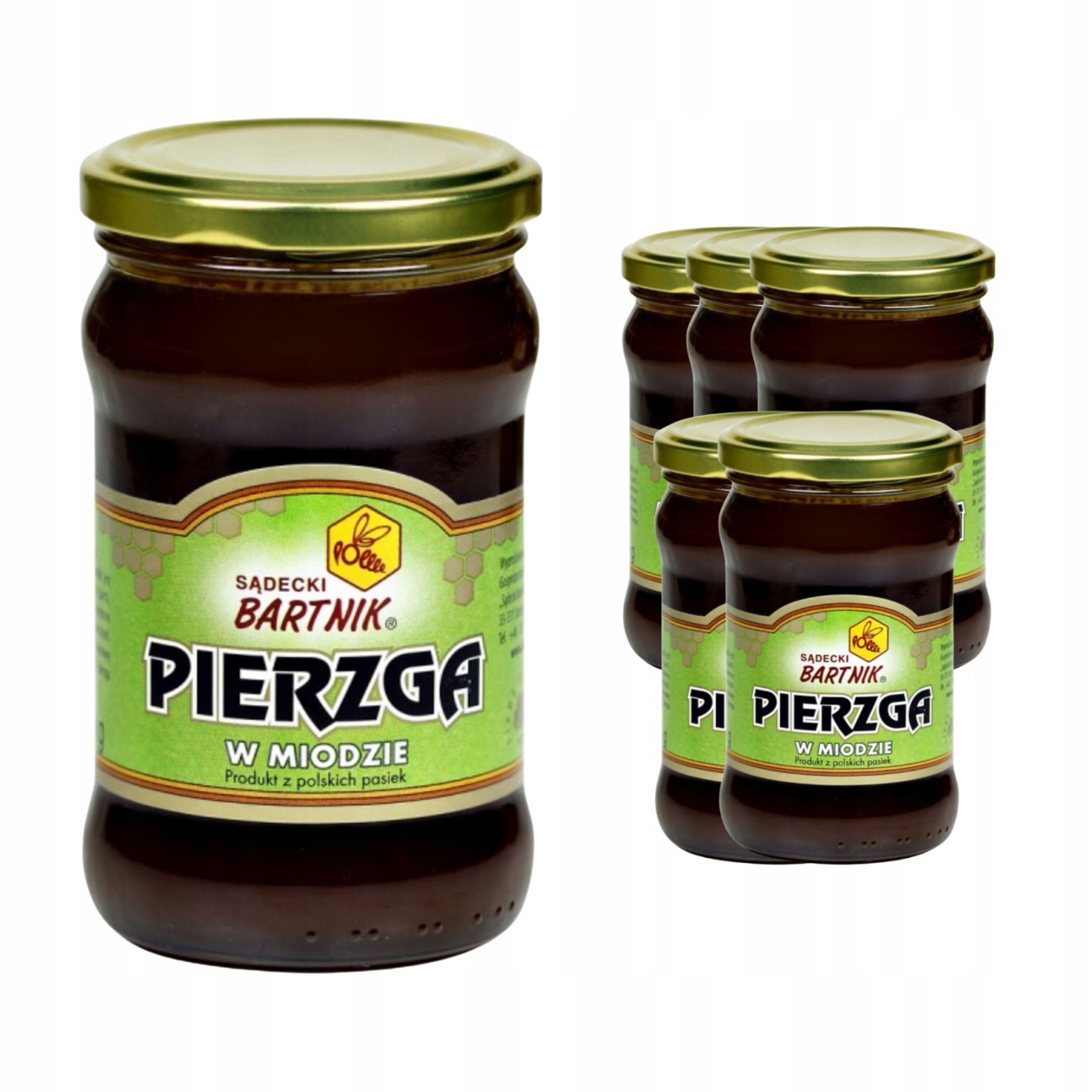 Sądecki Bartnik Pierzga W Miodzie Wspiera Jelita Układ Nerwowy 400 G x6