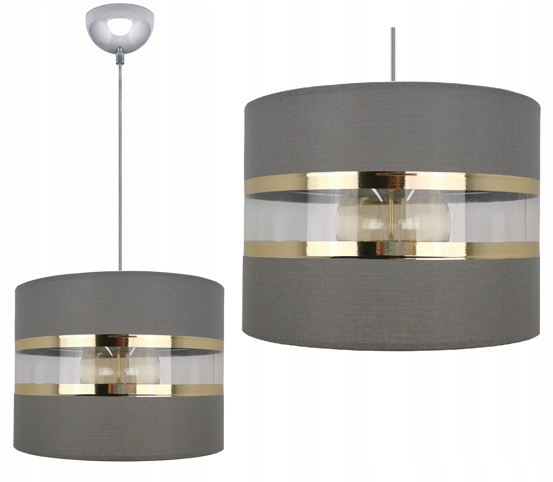 

Lampa Wisząca Zwis Sufitowa Żyrandol Abażur Led