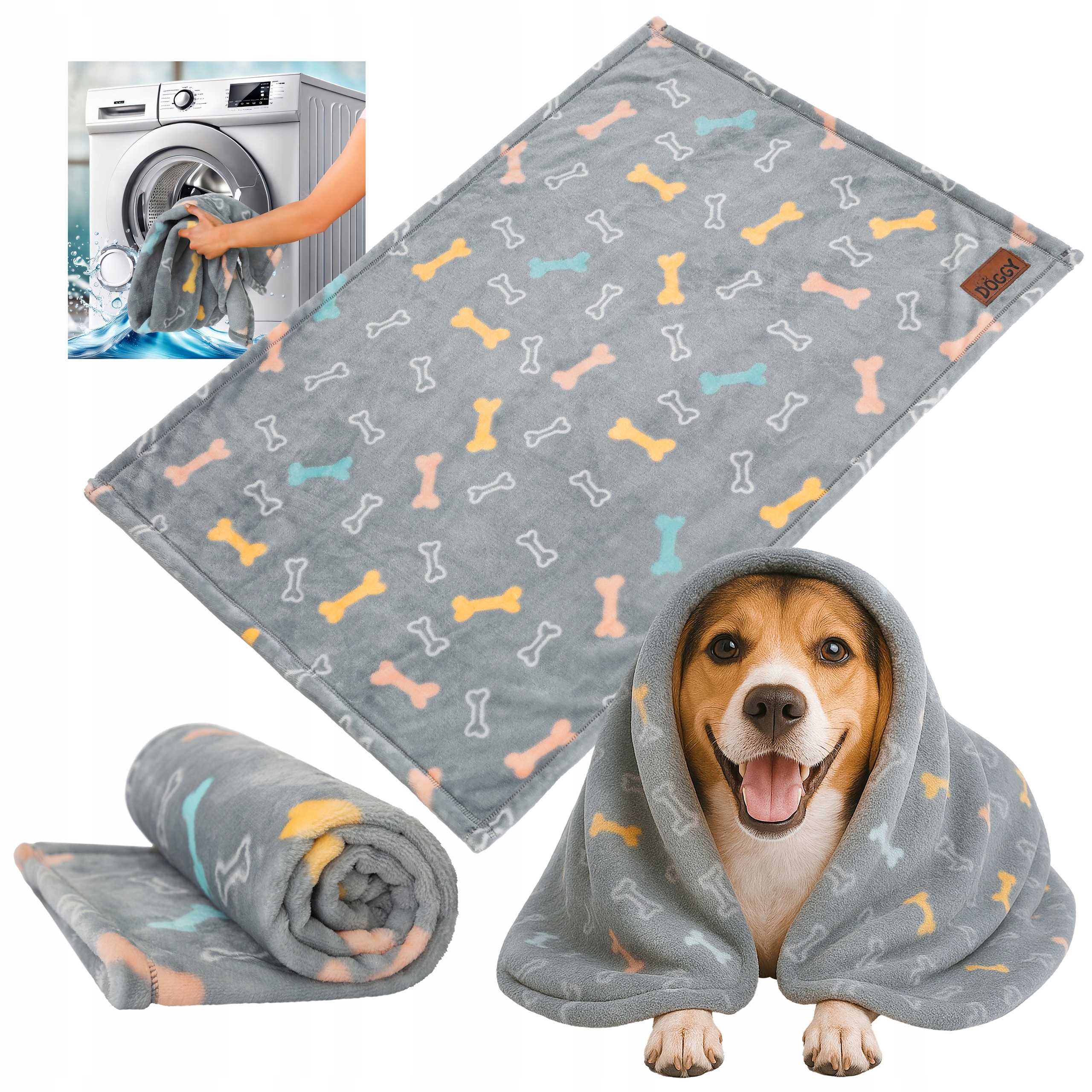 Levně Deka Pro Psa Nebo Kočku Oboustranná deka pro psa 140 x 100 cm Malá plyšová podložka