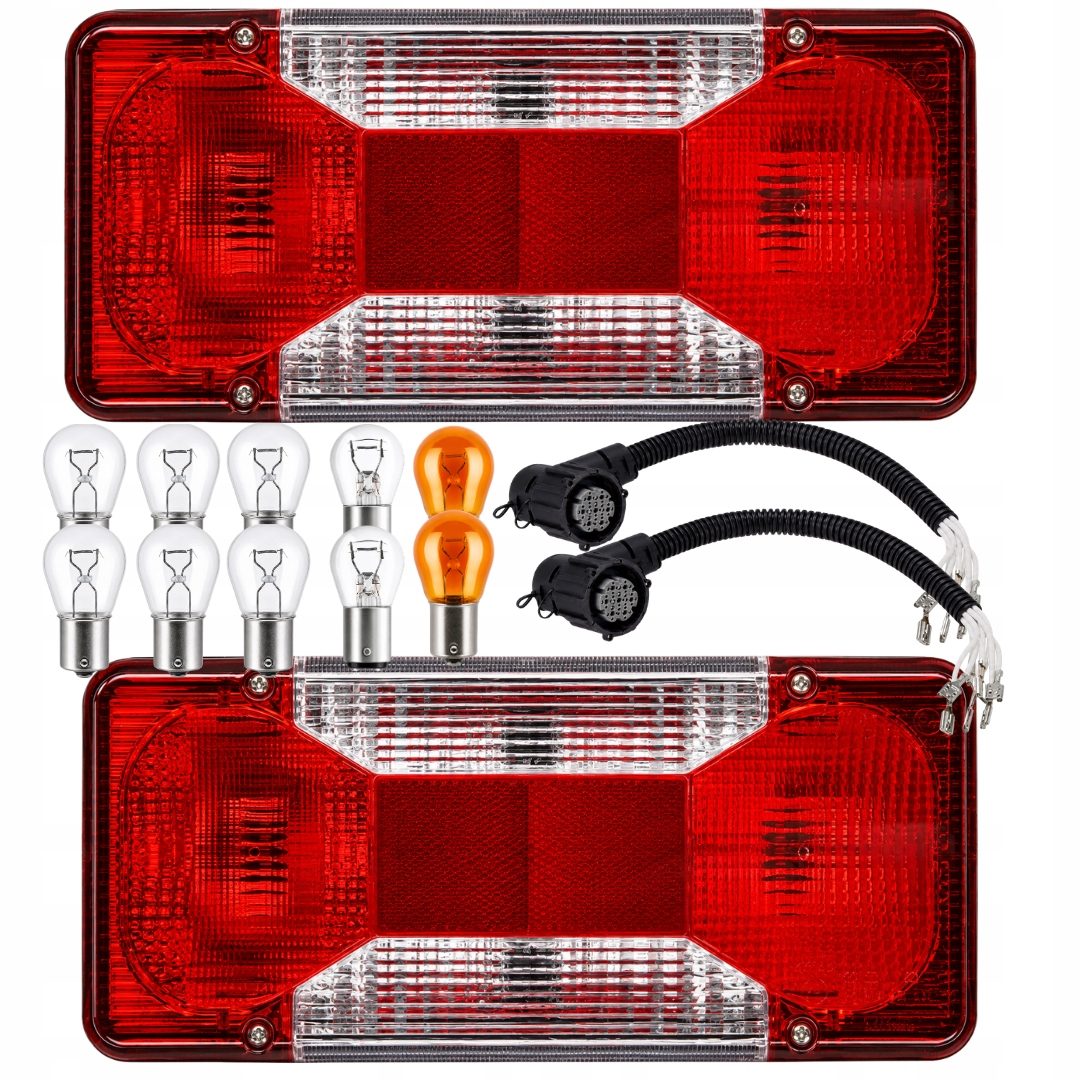 Kombinované zadní lampy Iveco Daily s žárovkami, pravá levá, homologace