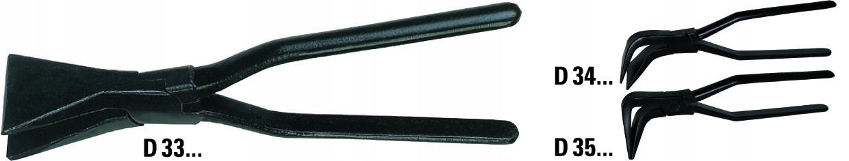 Pokrývačské Kleště Ohnuté 90 Stupňů By D351-60