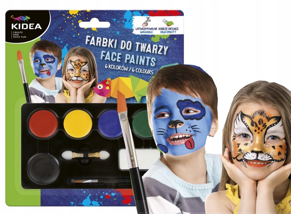 

Kidea Farbki Farby Do Malowania Twarzy