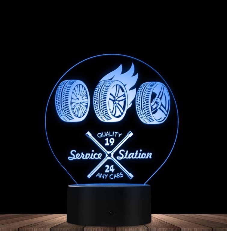 Lampka na biurko Wulkanizacja 16kol. LED PLEXIDO Kolor wielokolorowy