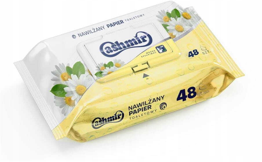 CASHMIR PAPIER TOALETOWY NAWILŻANY RUMIANEK 48SZT.