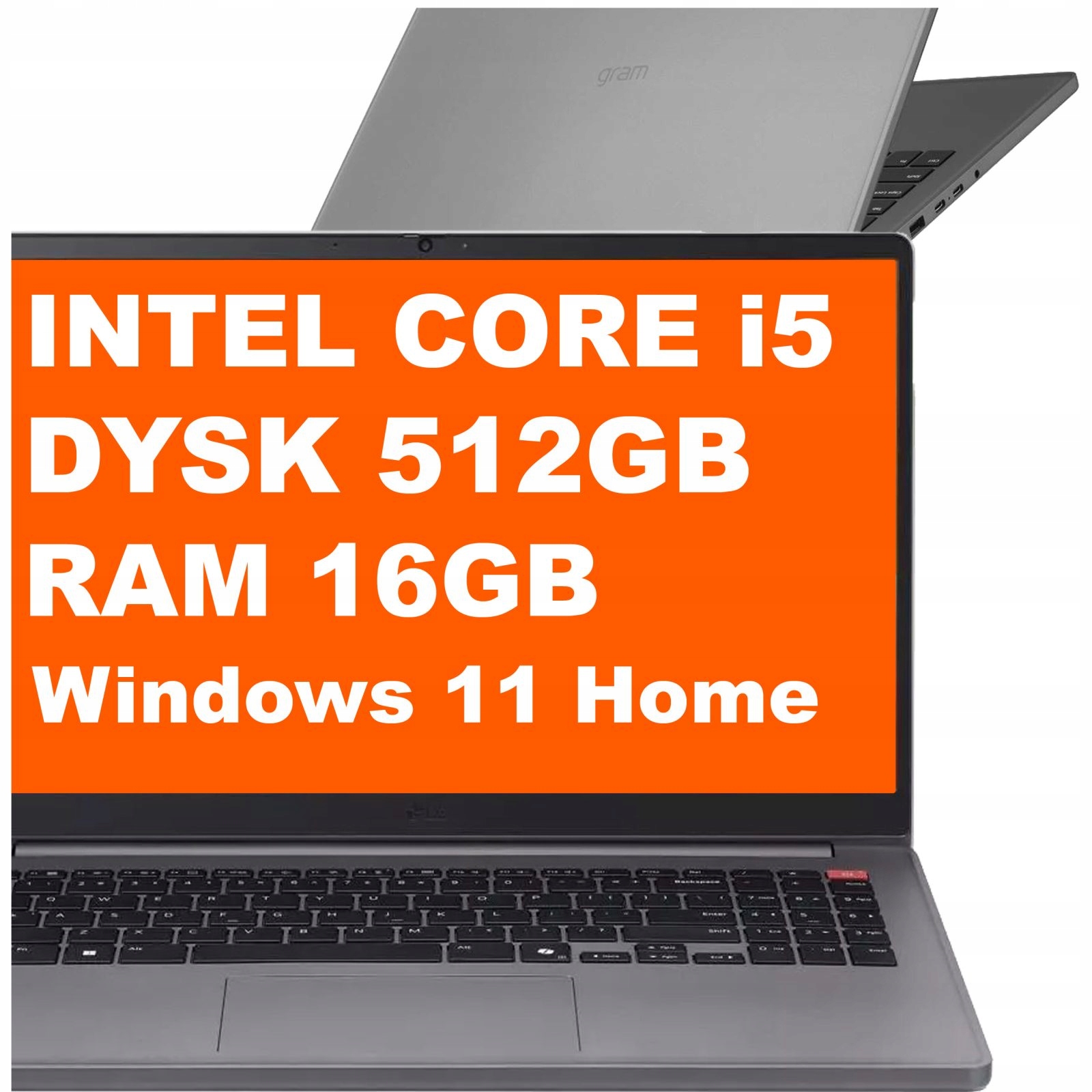 Notebook Lg Gram Book 15U50T-G.ARS2U1 i5-13 16GB 512GB Iris Xe Fhd Win 11