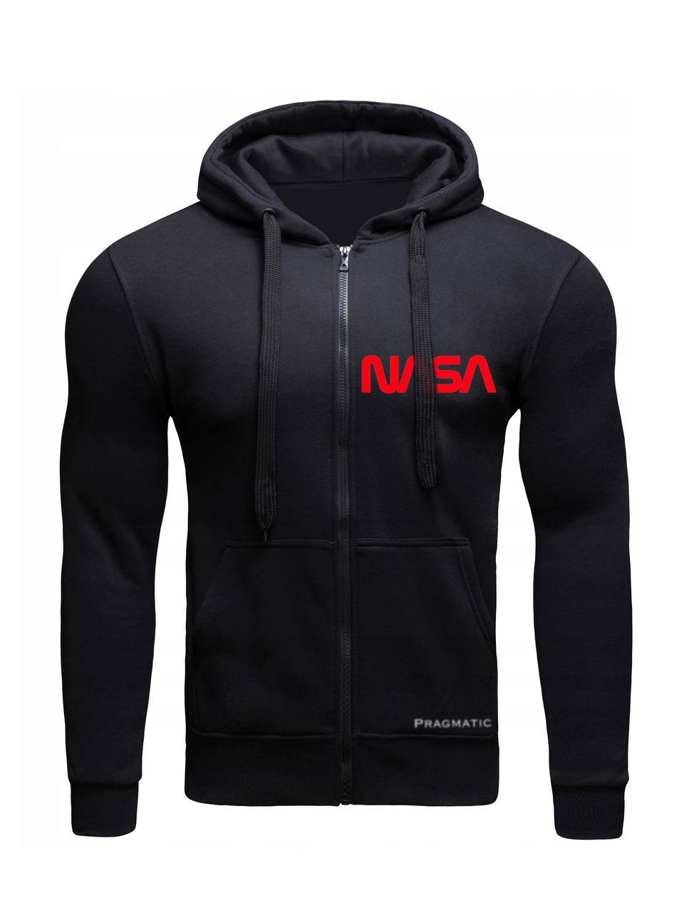 

Bluza Męska Czarna Nasa Rozpinana Z Kapturem XL