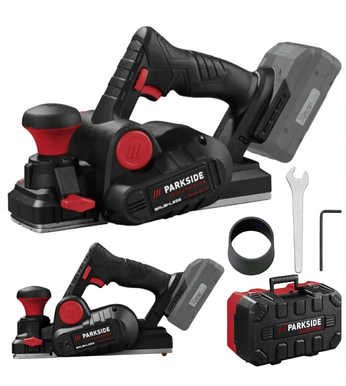 Akumulatorowy Strug 20V, Parkside Performance Ppha 20-Li C3, +walizka