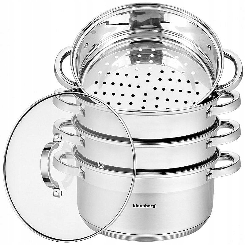 

Garnek 5,0 L do Gotowania Na Parze 24cm. 5 X Dno