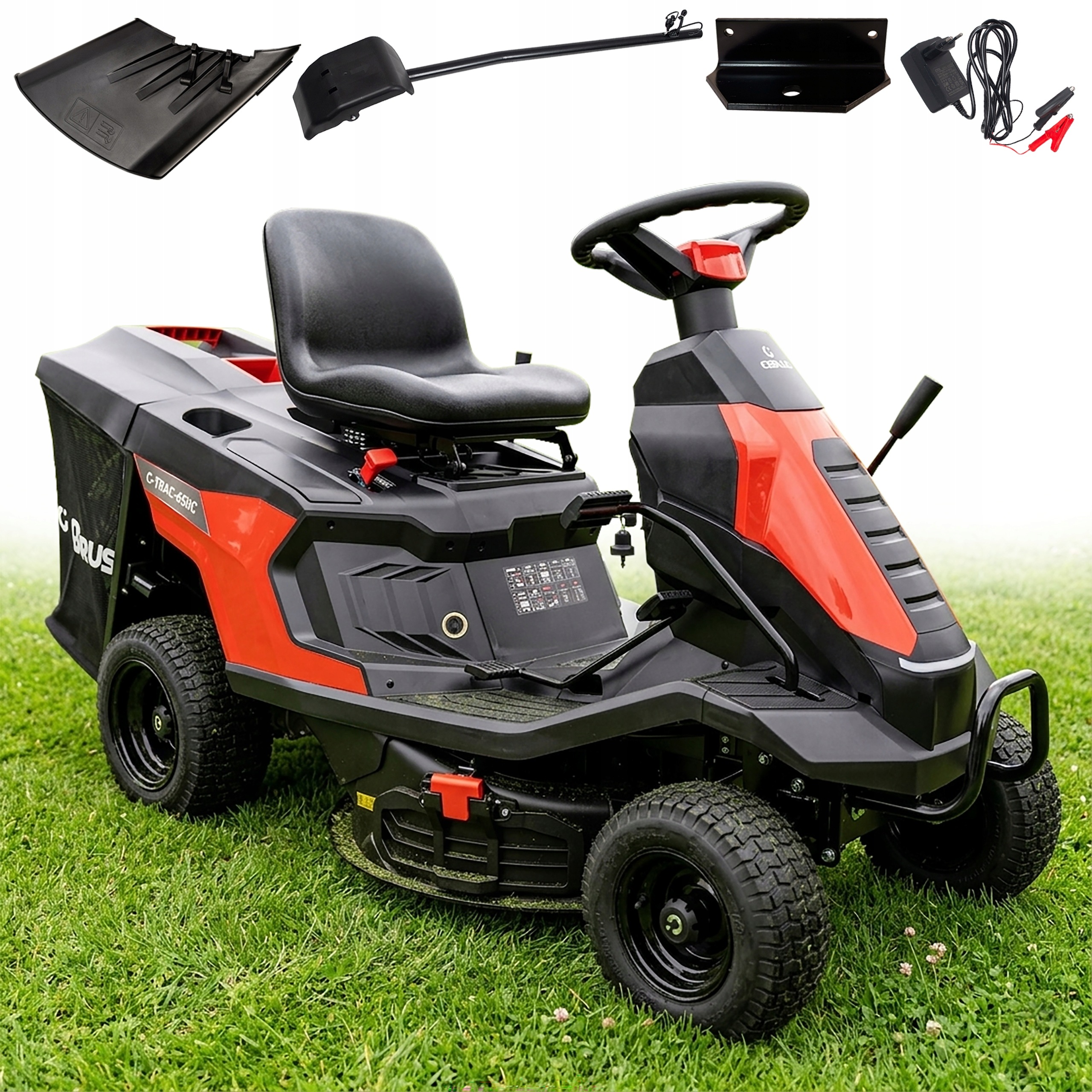 Cedrus Traktor Ogrodowy Rider C-TRAC-65HC 6 Km Hydrostat 65 cm Koszenie 4w1