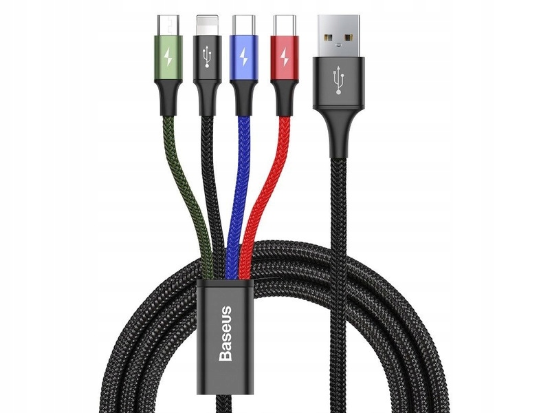 

Kabel Usb Lightning/MicroUSB/2x Usb Typ-C 1.2 m