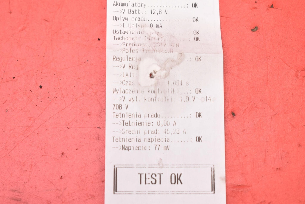 ALTERNATOR TEST AAK5380 11203165 VW GOLF 4 IV 1.9 SDI 68 KM 97-06