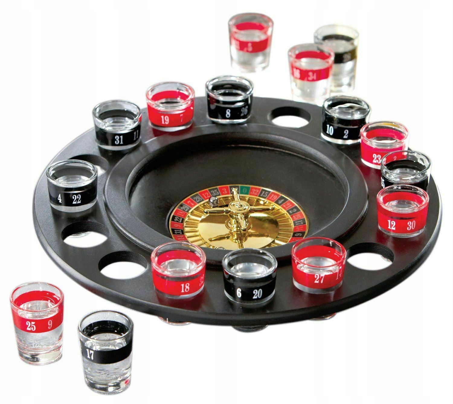 Gra imprezowa - Alkoholowa ruletka Roulette Set Drinking Game EAN (GTIN) 4029811181636